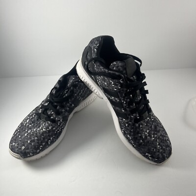 Adidas ZX Flux Monochrome Shoes Black Zebra Running Shoes Adidas ZX Flux Monochrome Shoes Black Zebra Running Shoes