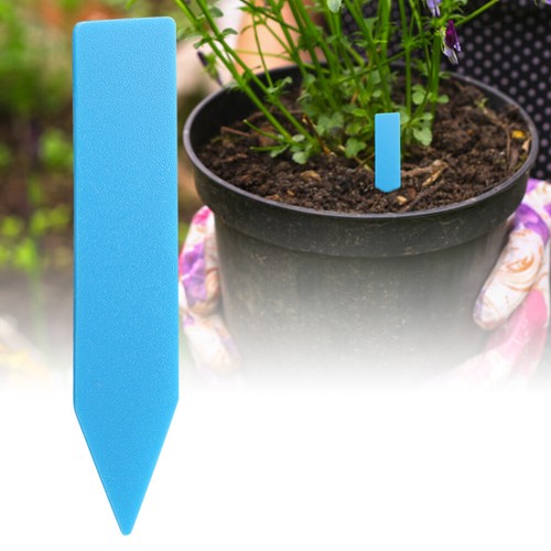 100Pcs Gardening Plastic Plug Plate Signaling Gardening 5x1cm (Blue) - Photo 7 sur 7