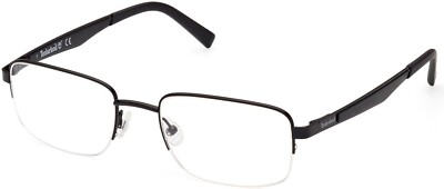 Timberland TB1787 002 Black Metal Semi Rim Optical Eyeglasses Frame 54-20-145 TB