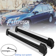 For Subaru Outback 31.7 Ski Snowboard Racks Roof Top Carrier W Sliding Rail For Subaru Outback 31.7 Ski Snowboard Racks Roof Top Carrier W Sliding Rail