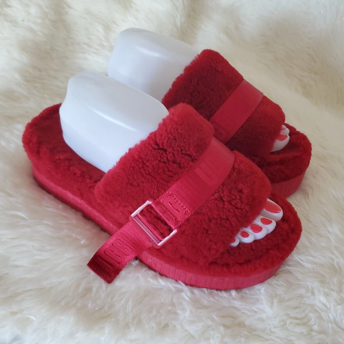 Ugg sandals red cheap