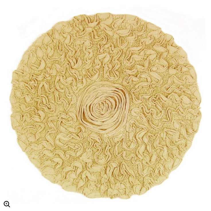 Коврик для ванной комнаты Bell Flower мягкий хлопковый впитывающий воду круглый для ванны 18 18 3990₽