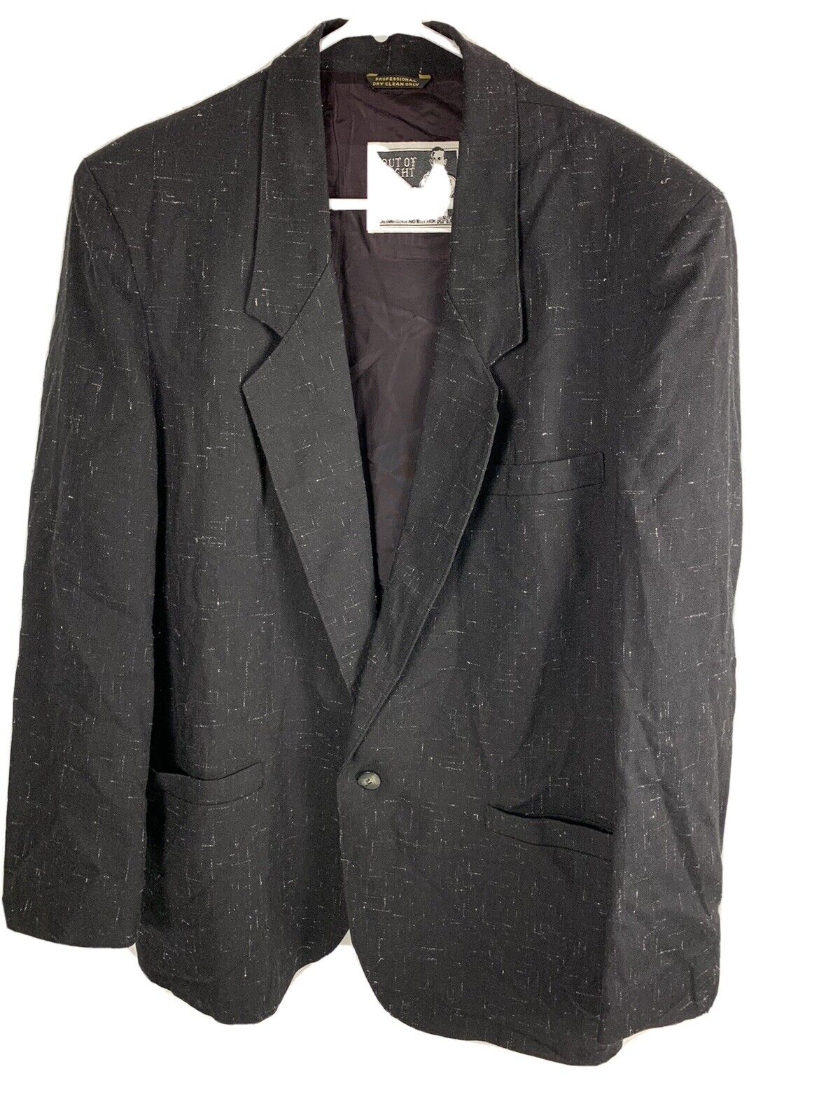 Mens Size Medium Jacket Blazer Coat Out of Sight … - image 1
