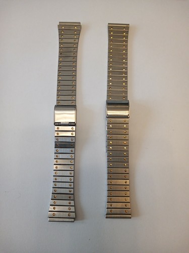 CINTURINO ACCIAIO E ORO ANSA DRITTA MOD. CASIO SERIE VINTAGE 18 mm. NUOVO |  eBay