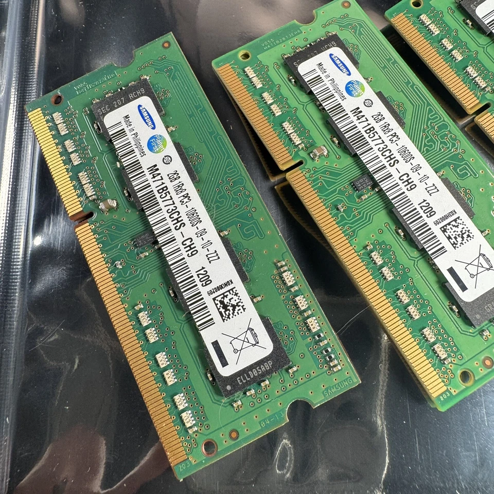 M471B5773CHS-CH9 OEM SAMSUNG LAPTOP MEMORY 2GB (x3) 1RX8 PC3-10600S-09-10-ZZZ - Image 4 of 4