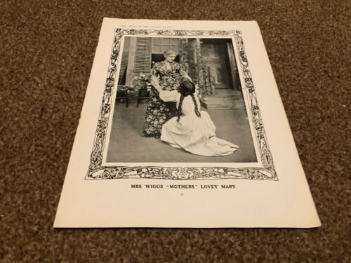 PLP10 MRS WIGGS OF THE CABBAGE PATCH PLAY ILLUSTRATION 11X8 LOVELY MARY - Picture 1 of 1
