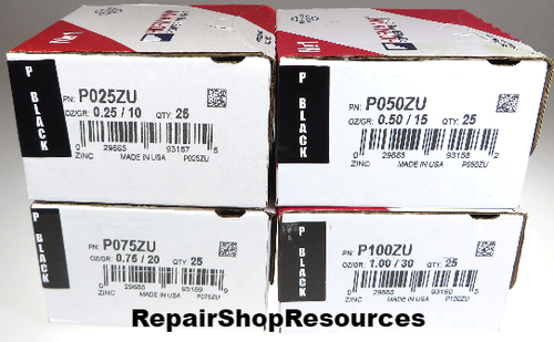 200 Pcs CLIP-ON WHEEL WEIGHT BALANCE MC STYLE .25 .50 .75 1.00 - Foto 11