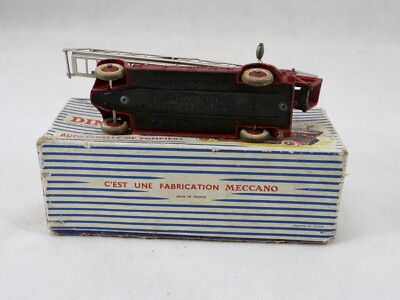 Dinky Toys Delahaye 32 - Voiture D'échelle Pompiers, Avec Sa Boîte D'origine, Vintage