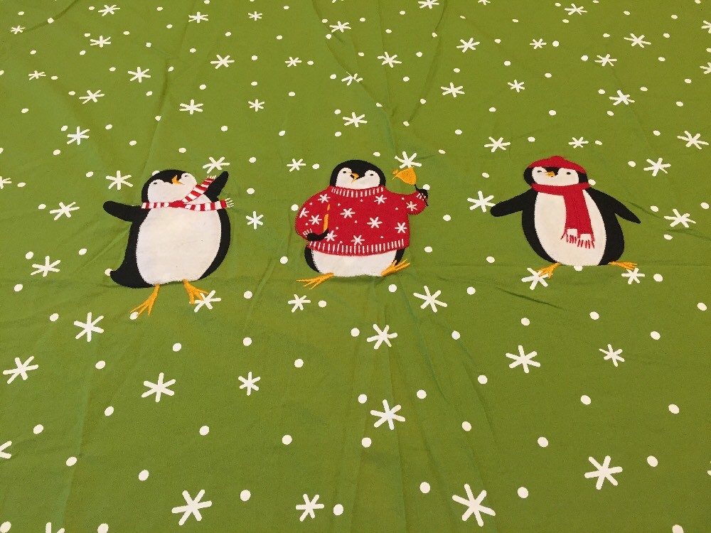 NEW 100 Cotton Debbie Mumm Christmas Holiday tablecloth JoAnn fabrics