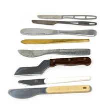 Couzon 31, Toscana, Tulz, ButterUp and Unbranded Cheese Knife Set, 8 Pcs