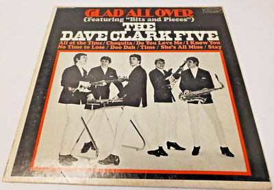 Dave Clark Five Glad All Over Vinyl LP 1964 Pop Rock Epic LN 24093