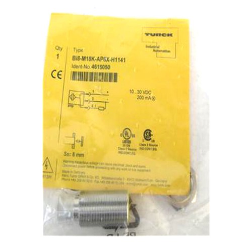 New TURCK BI8-M18K-AP6X-H1141 4615050 Inductive sensor - Picture 1 of 2