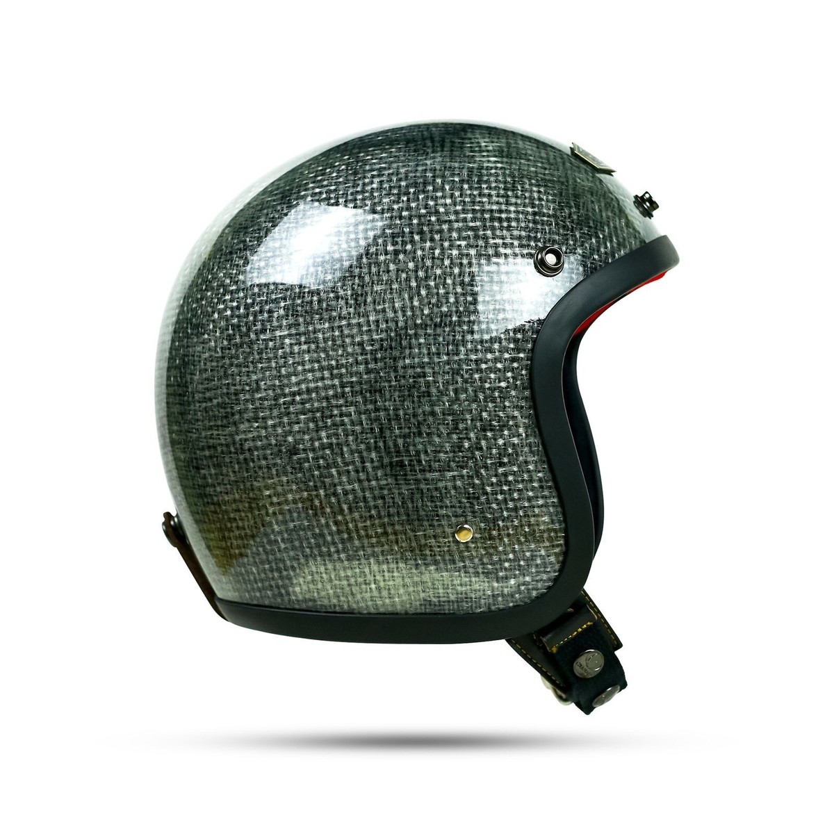 Open Face Vintage Custom Helmet Slimhead 500TX Raw Chopper Cafe