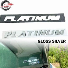 For Toyota Sienna Rear Platinum Letter Liftgate Nameplate Emblem Badge Chrome