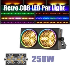 250W Stage Lights 6COB Spotlights 30 Lighting Effects Dual Eye Retro Par Lights