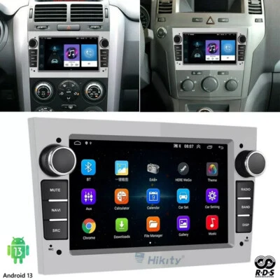 HIKITY Android 15 Autoradio SAT NAV Für Opel Zafira B Corsa D Astra G H Vivaro Vectra