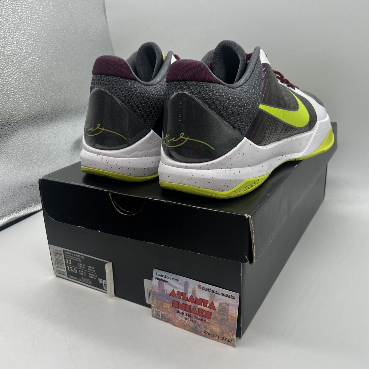 Size 12 - Nike Zoom Kobe 5 Protro Chaos 2020 Brand New Og Size 12 - Nike Zoom Kobe 5 Protro Chaos 2020 Brand New Og