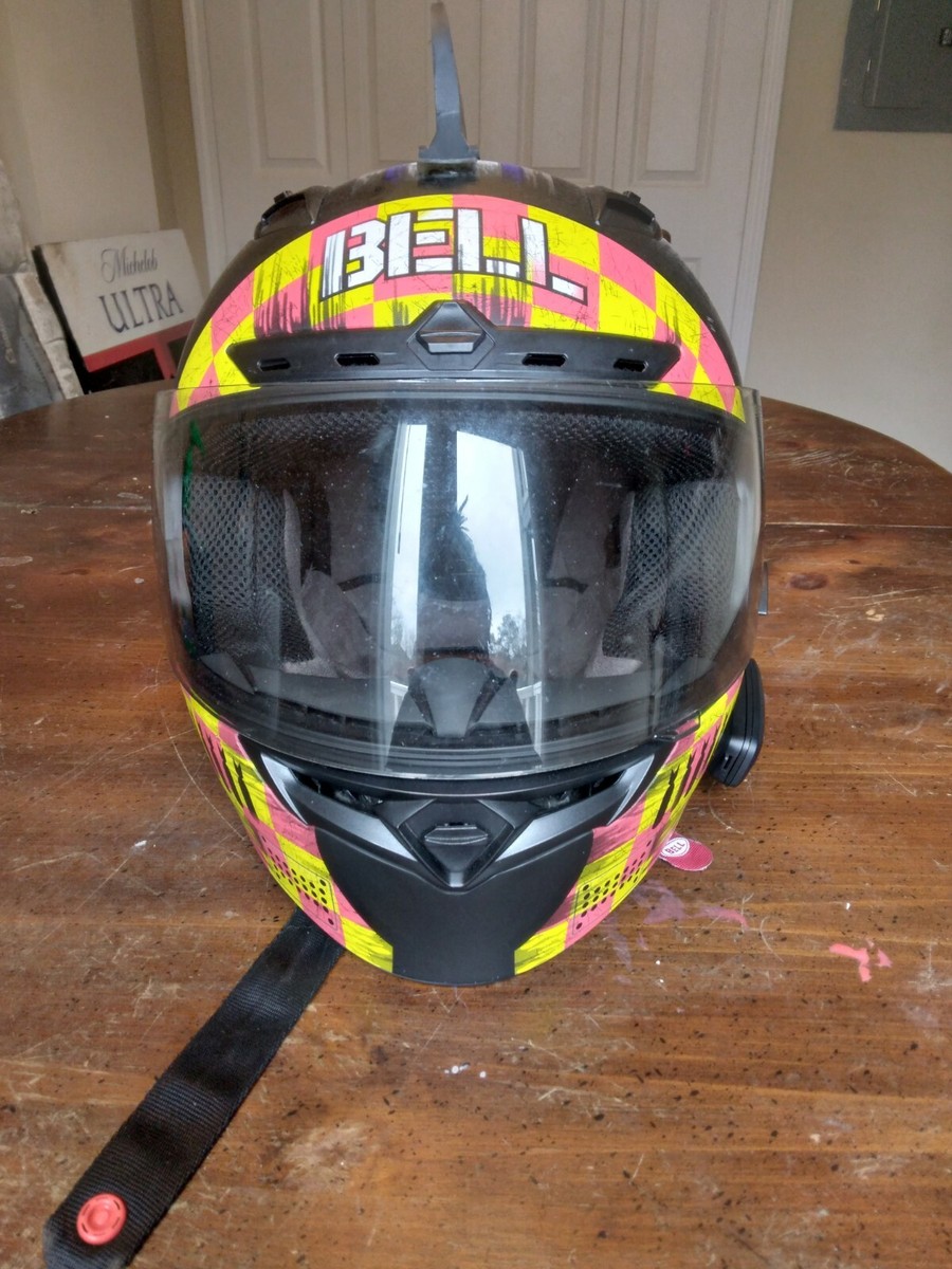 bell devil may care yellow helmet Bell Qualifier DLX MIPS Motorcycle Helmet Devil May Care 2020 Matte Grey  XLarge