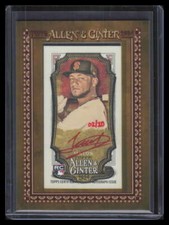 2024 Topps Allen Ginter Framed Mini Autographs Red Ink Luis Matos RC Auto 2/10