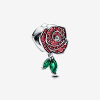 Pandora Charm AnhäNger Bead Rose 925 Sterlingsilber Farbige Steine 793201C02