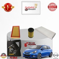 Inspektionskit Filter + ÖL opel Corsa D 1.4 16V 88KW 120CV Von 2013->