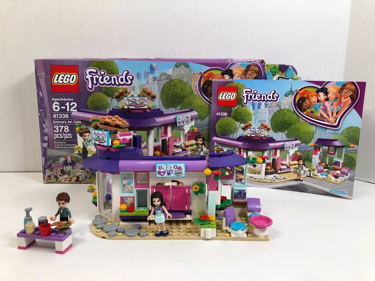 Lego Friends Emma s Art Cafe 41336 Complete Set w Box