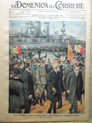 La Domenica del Corriere 28 May 1922 Holy Spirit Oberammergau Mascal Corato