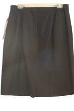 Sag Harbor Woolmark Pure New Wool Knee Length Fully Lined Skirt SIZE 16 NWT