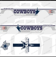 55 CHEVY GASSER (NONE-WHITE TONER) DECALS C0WB0YS