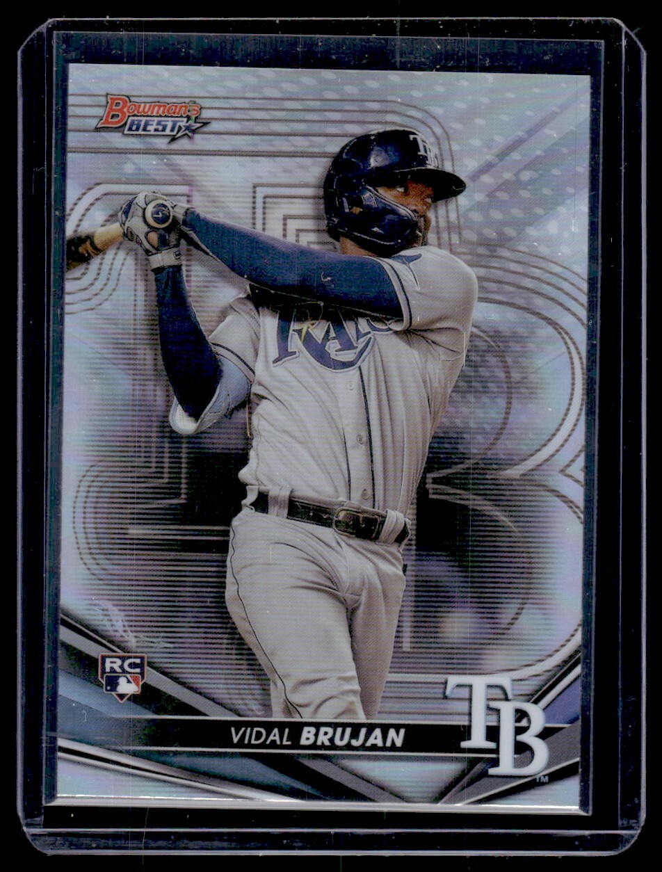 2022 Bowman's Best Vidal Brujan RC Tampa Bay Rays #55