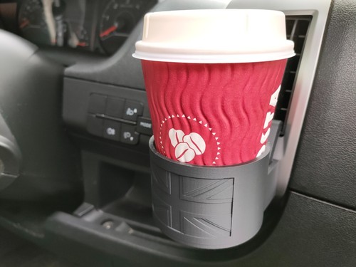 Clip-on Cup Holder for Peugeot Boxer, Citroen Relay, Fiat Ducato – Great Britain - Picture 2 of 5