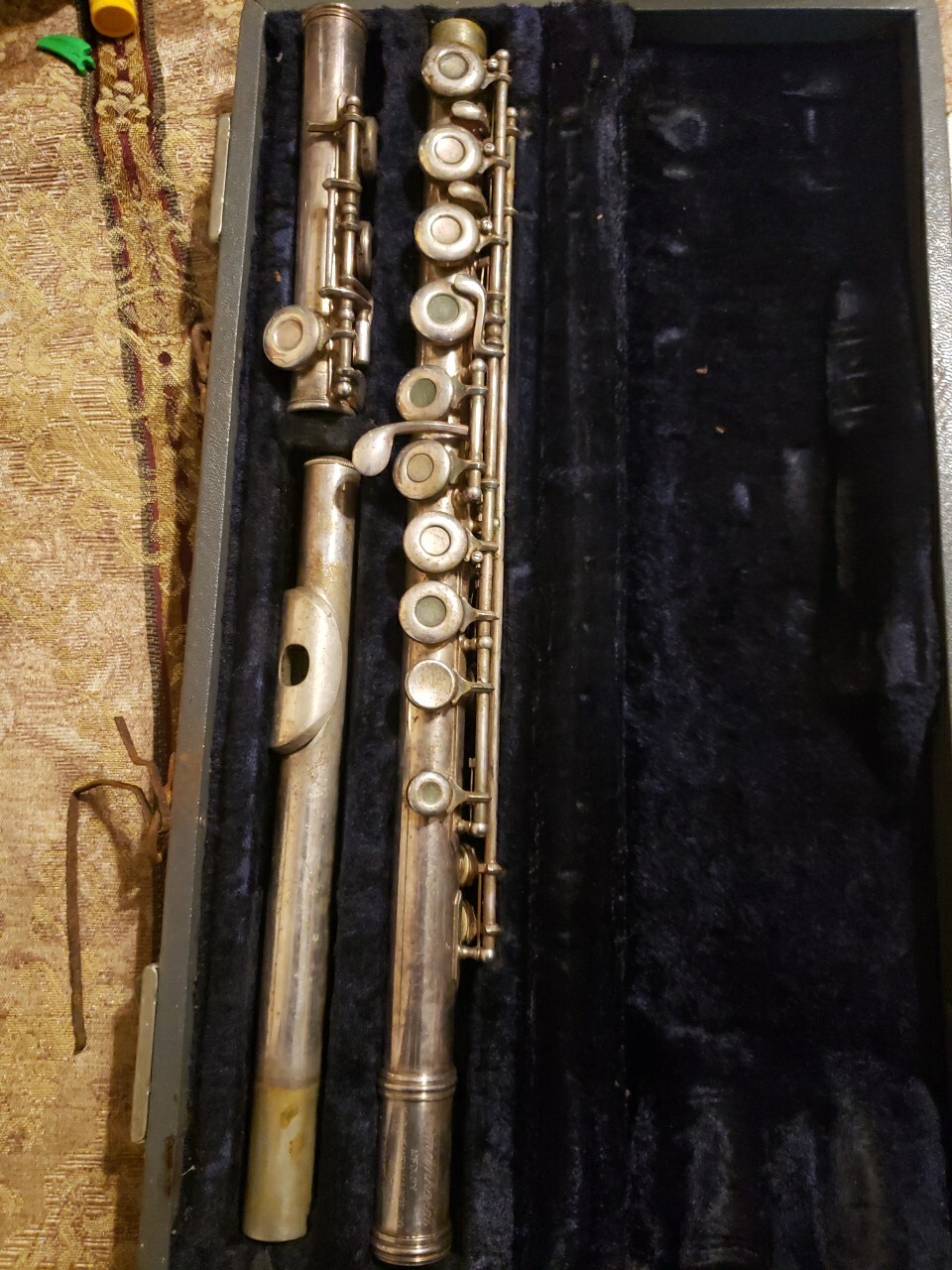 Gemeinhardt of Elkhart, IND 2NP Silver Flute w/ Case ****as Is