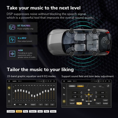 Car Radio For VW Transporter T5 8Core Android 13 Auto Wireless CarPlay GPS Radio - Picture 7 of 23