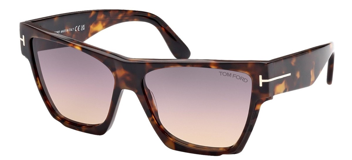 Tom Ford DOVE FT 0942 Havana/Grey Shaded (55B) Sunglasses | eBay display picture 2