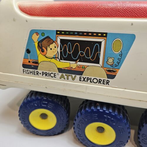 Vtg Fisher-Price 6 Wheel Space Explorer Ride-On ATV Car FP-980 1970's - Picture 2 of 20