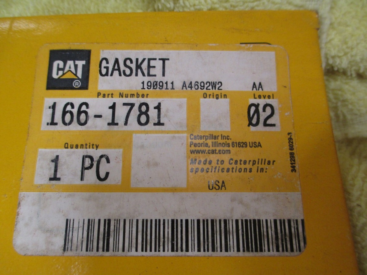 きゃっと Cat 166-1781 Gasket, OEM, 1661781, NEW, Engine Housing Gasket, M5
