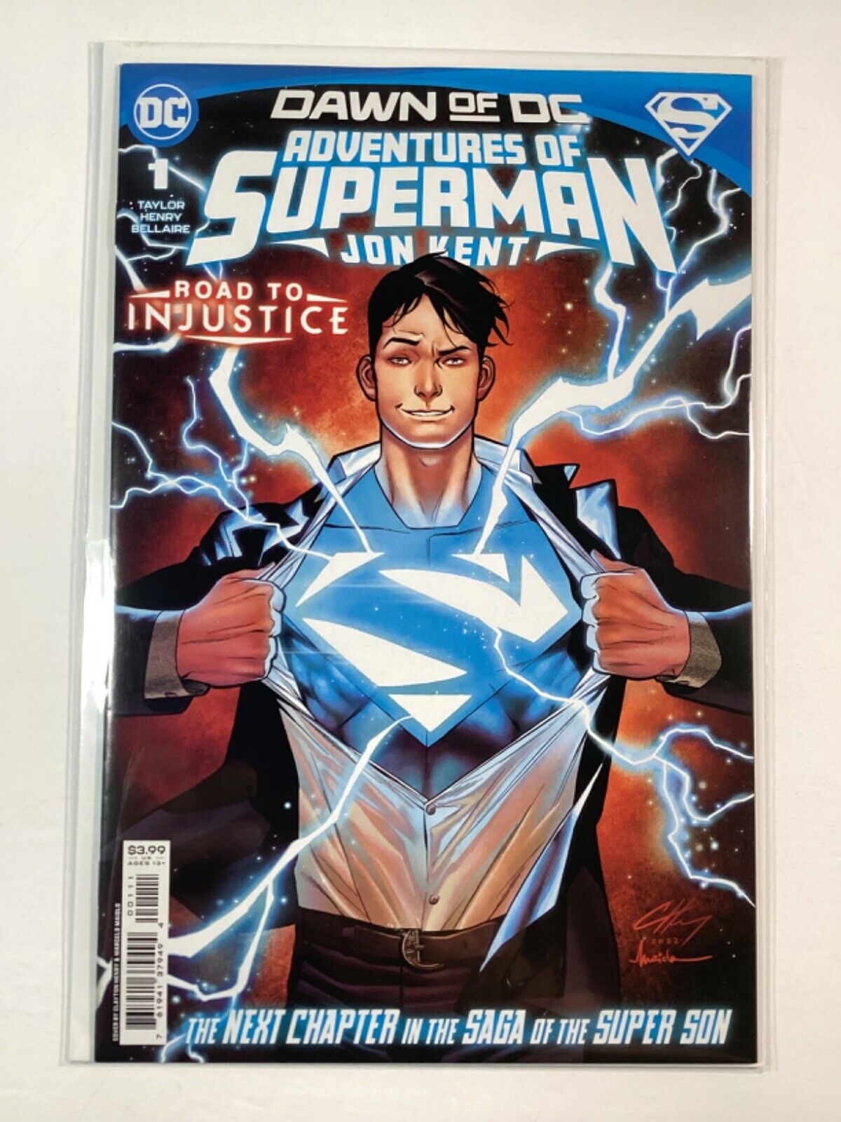 ADVENTURES OF SUPERMAN JON KENT (2023 DC) #1A NM/MT 9.8🟢💲CGC READY💲🟢VAL-ZOD!