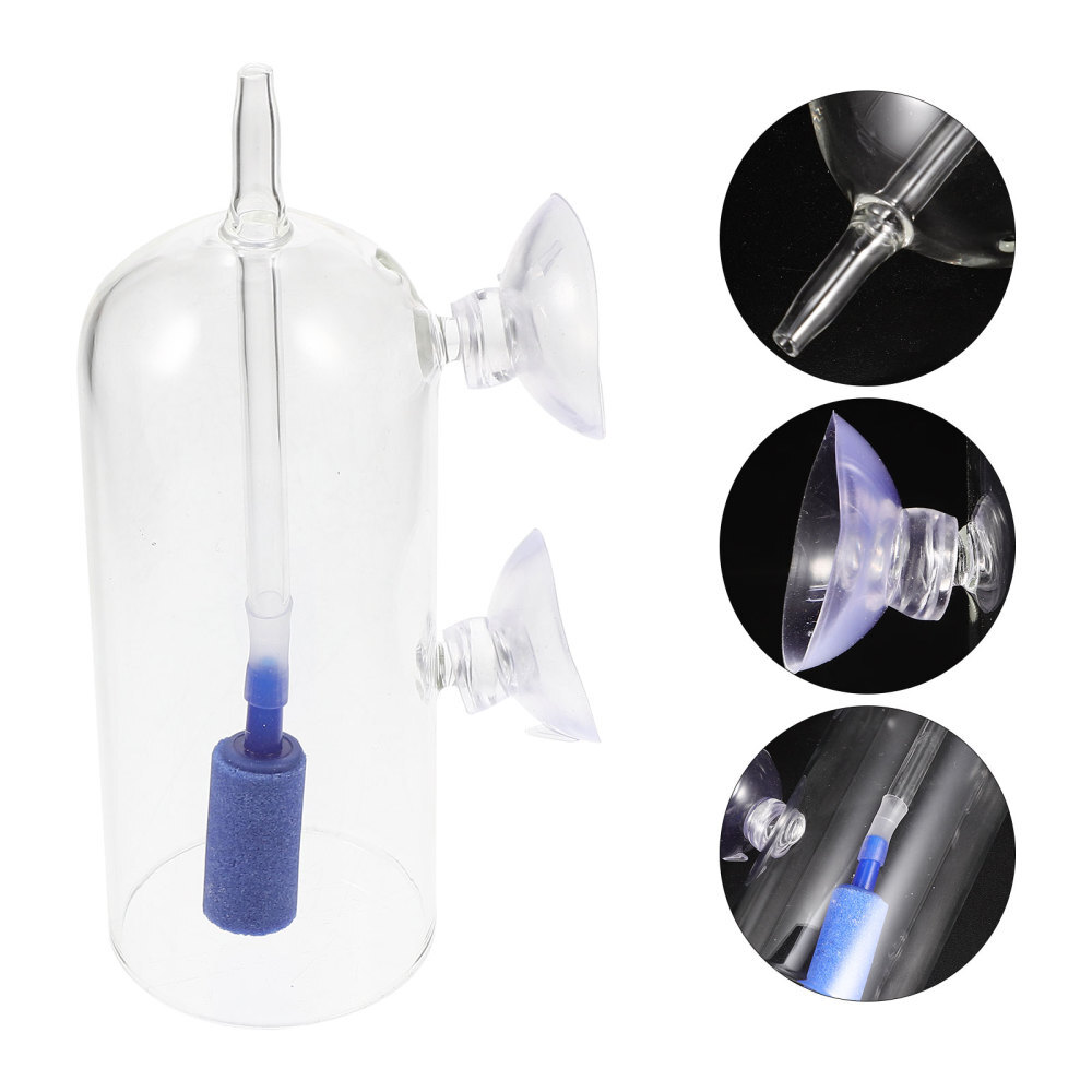 Convenient Aquarium Diffuser Glass Fish Bowl Oxygen Pump Tank eBay