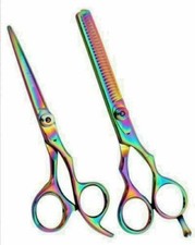 Professional Barber Shears Set Titanium Color 9047