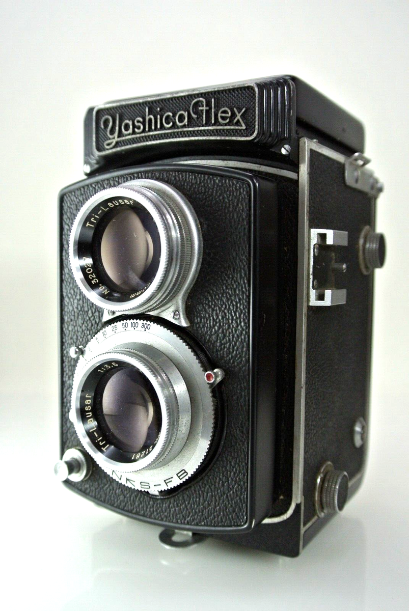富岡光学 TRI-LAUSAR 8cm f3.5 M39 NEAR MINT] YashicaFlex Old B Tri-Lausar 80mm F3.5 TLR Camera