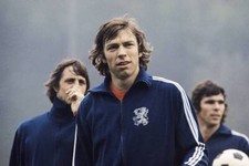 Johan Cruijff Jan Mulder Willem Van Hanegem Training Session1973 FOOTBALL PHOTO