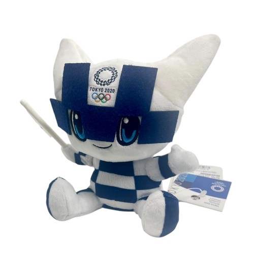 Mascota de peluche Miraitowa de los Juegos Olímpicos de Tokio 2020 con licencia oficial Pull The Ring-NUEVA - Imagen 6 de 13