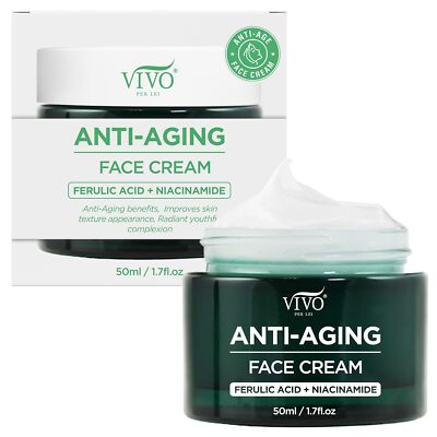 Vivo Per Lei Hyaluronic Face Cream with Retinol & Ferulic Acid - 1.7 Fl oz