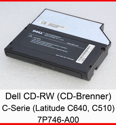 DELL CD-BRENNER LATITUDE C500 C600 C610 C510 C540 C640 CP CPT CPX CS WRITER D13