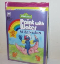 5 Sesame Street Golden Books Coloring Activity Paint 1990s Set New Sealed