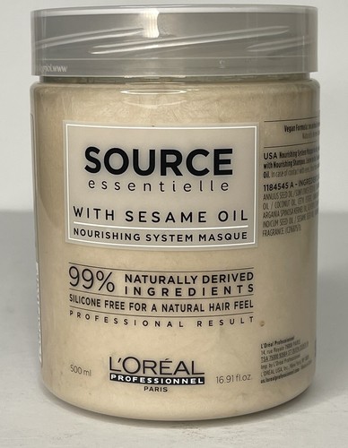 2 L'Oreal Paris - Source Essentielle Nourishing Masque w/ Sesame Oil - 16.9oz - Picture 4 of 7
