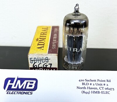 ADMIRAL 6CG7 VACUUM TUBE | eBay