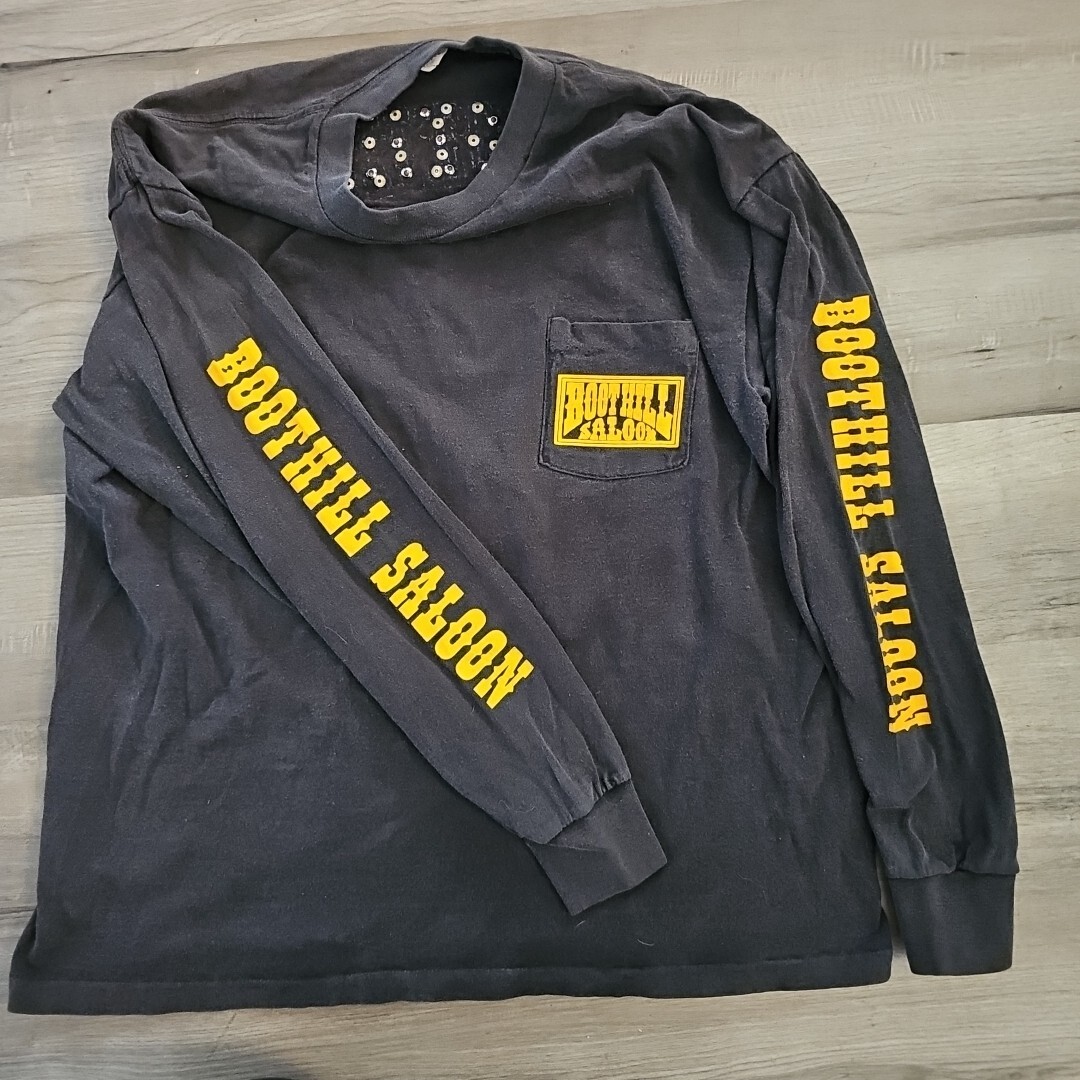 BootHill Saloon T Shirt Single Stitch Long Sleeve XL Gems BootHill Saloon T Shirt Single Stitch Long Sleeve XL Gems