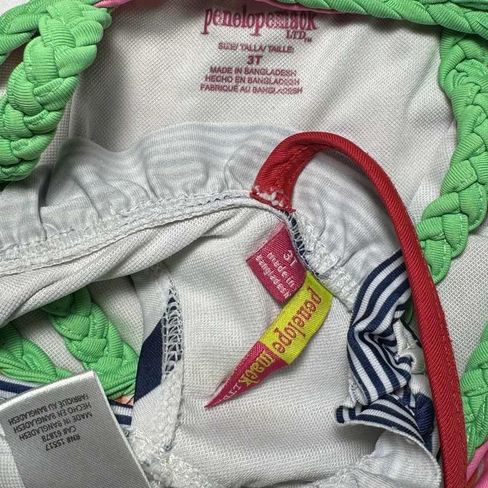 Lote de 4 piezas de trajes de baño 3T de una pieza más encubrimiento Penelope Mack Ltd para niñas pequeñas Foto 4 de 4