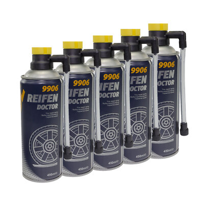 Reifen Doktor Panne Spray Reifendicht Pannenhilfe Mannol 2,25 L Pilot Reparatur